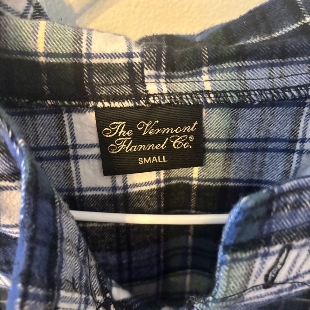 The Vermont Flannel Co. Women's Plaid Jacket - Blue and White